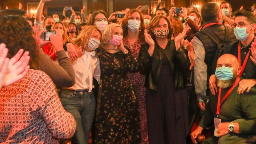 Acto en València noviembre pasado con Yolanda Díaz