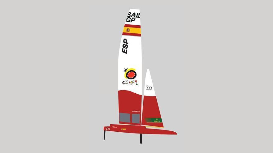 Diseño del catamarán español. // SailGP