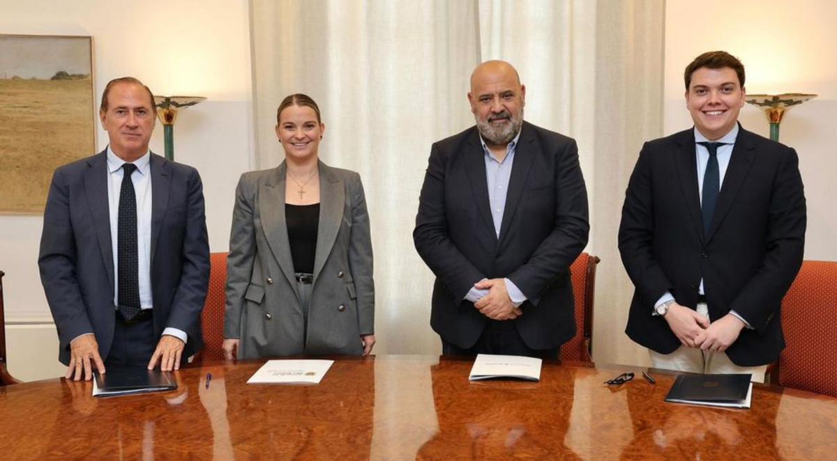 Juan Manuel Lafuente, Marga Prohens, Jaime Martínez y  Llorenç G. Bauzá. | CAIB