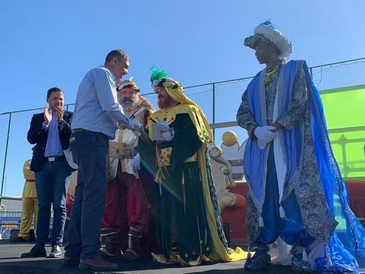 Los Reyes Magos aterrizan en Telde