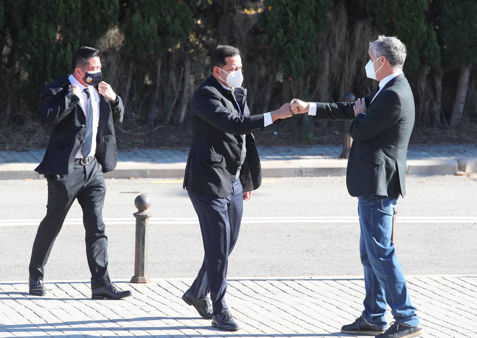 Funeral de Juan Cruz Sol, mítico del Valencia CF