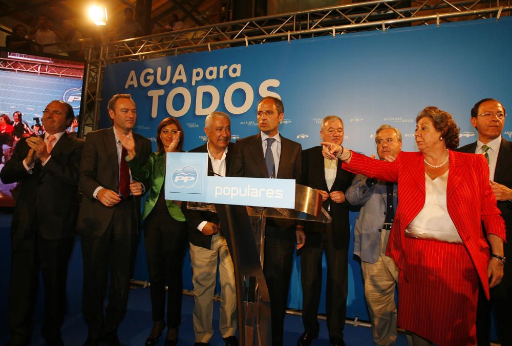 La exalcaldesa de Valencia visitó Alicante en numerosas ocasiones, sobretodo en actos vinculados con el PP