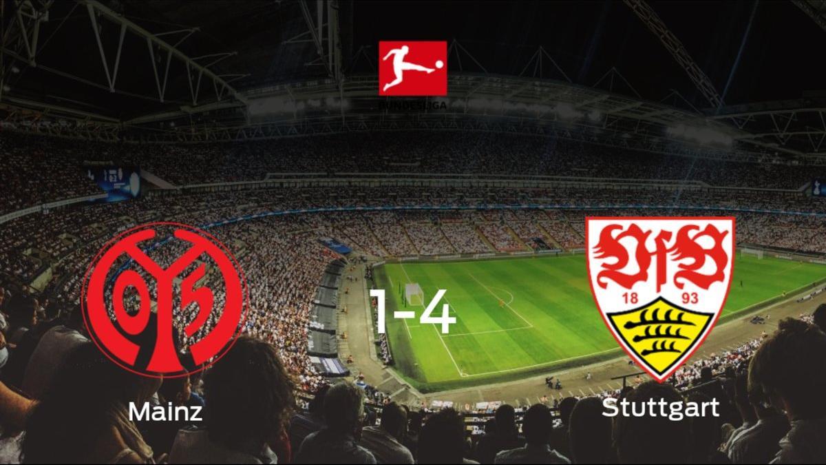 El Stuttgart se queda con los tres puntos ante el Mainz 05 (1-4)