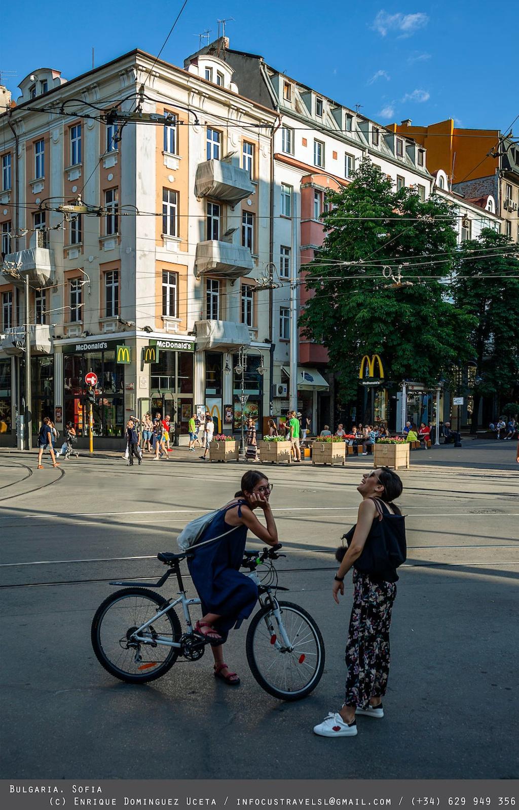 Bulevar Vitosha, principal calle comercial de Sofía.
