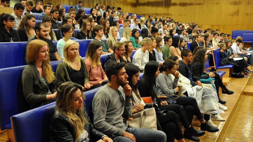 Universitarios procedentes de otros países en la Universidad de Vigo (UVigo).