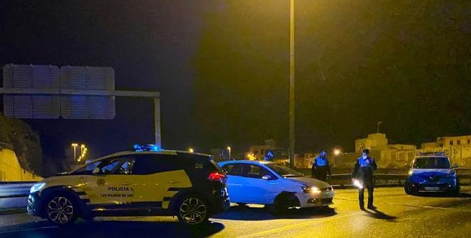 Un conductor ebrio provoca un accidente en Las Palmas de Gran Canaria