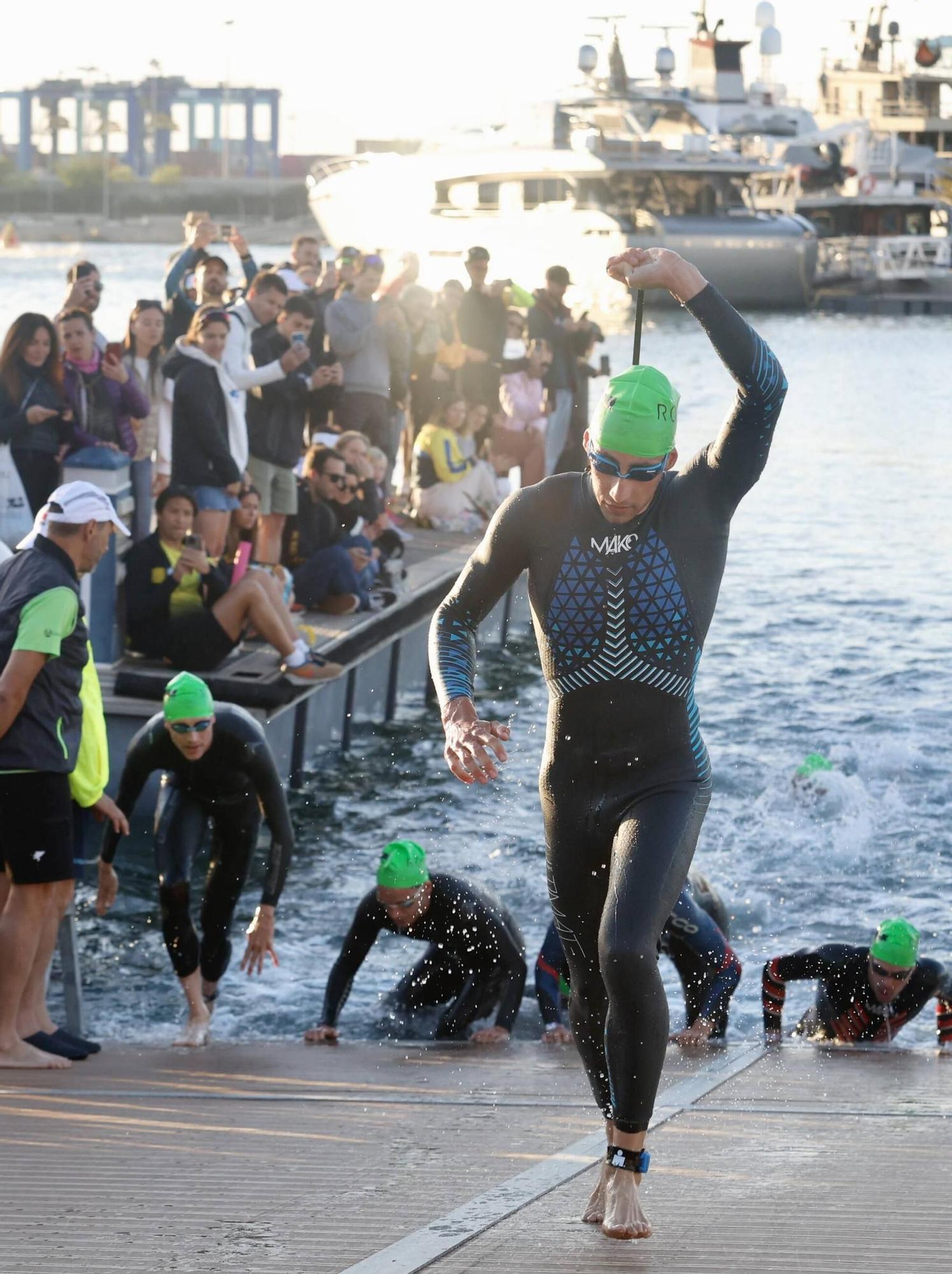 Así ha sido la prueba de natación del Ironman 70.3 en Valencia