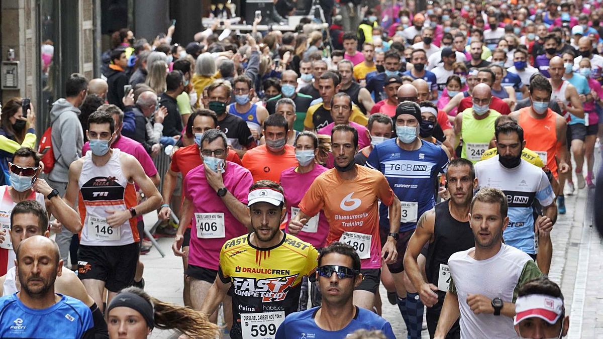 Una cursa popular celebrada recentment a Girona. | MARC MARTÍ