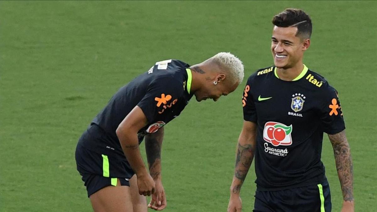 Ney y Coutinho, en la seleçao