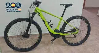 Detenido por robar una bicicleta eléctrica valorada en más de 3.000 euros en la Universidad de Murcia