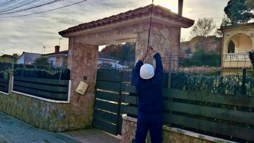 L'actuació que es va portar a terme ahir a la tarda.