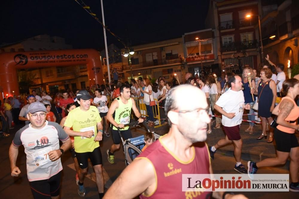 Carrera popular nocturna en Alquerías.