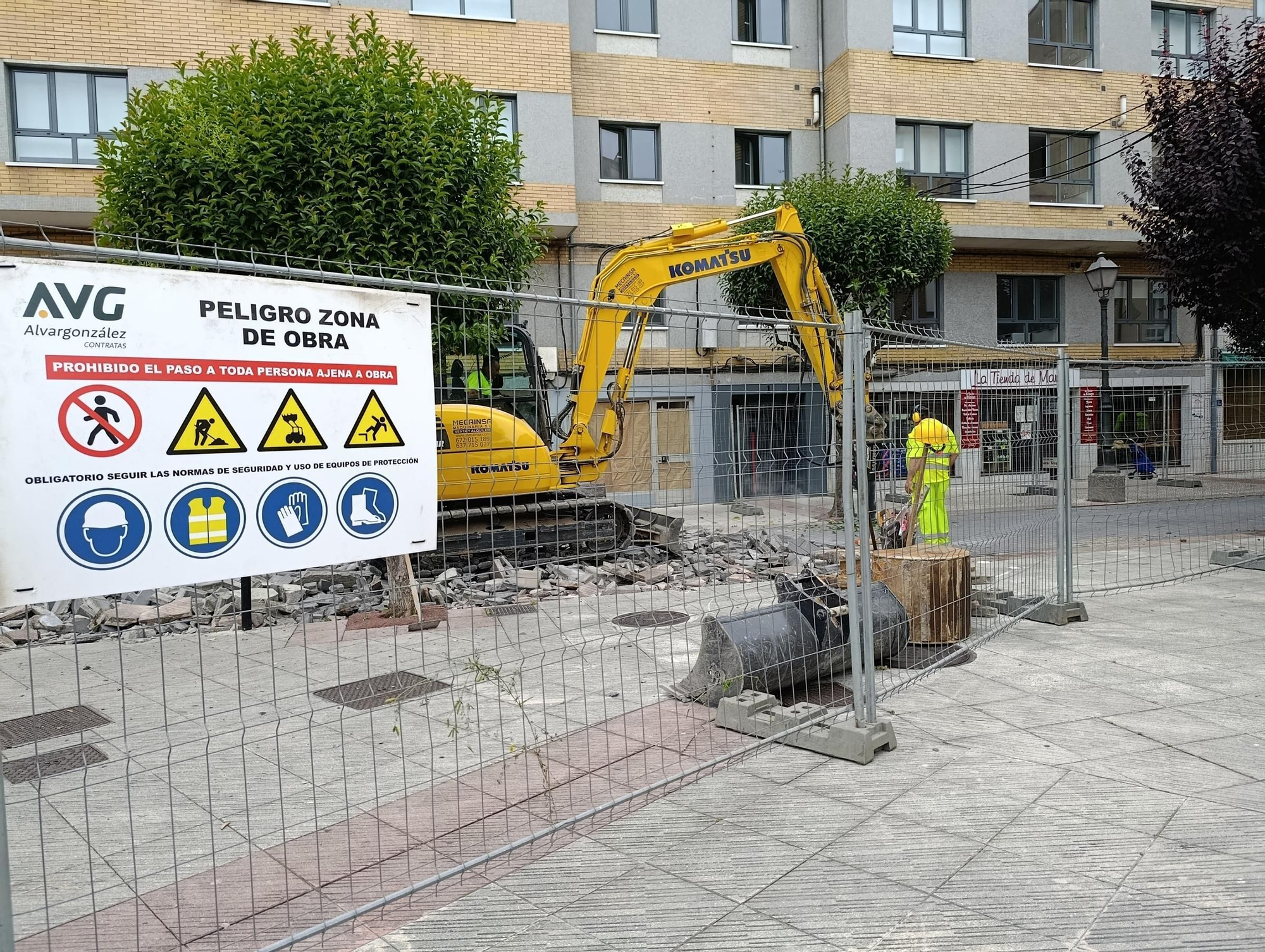Arranca la reurbanización de la calle Leopoldo Lugones