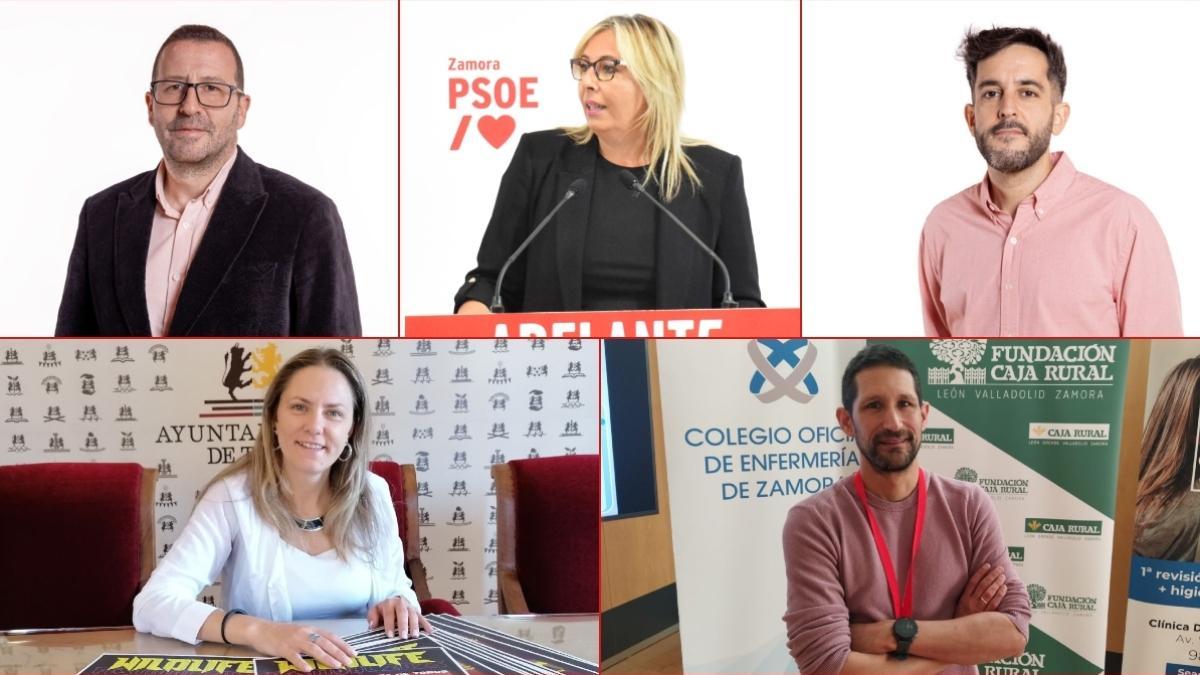 Candidatos del PSOE de Zamora, según la propuesta de la Ejecutiva provincial.