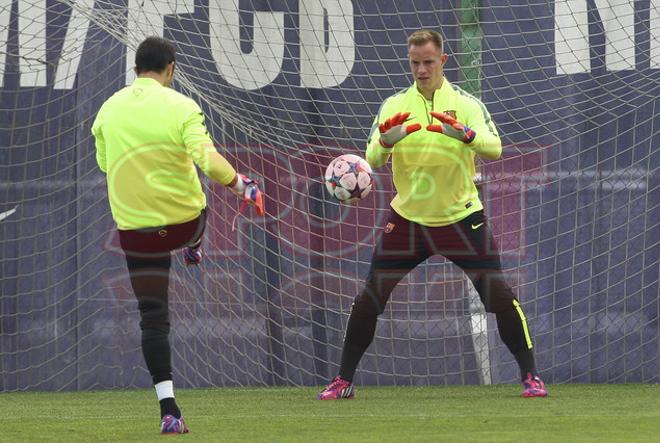 El Barça prepara el partido contra el PSG casi al completo