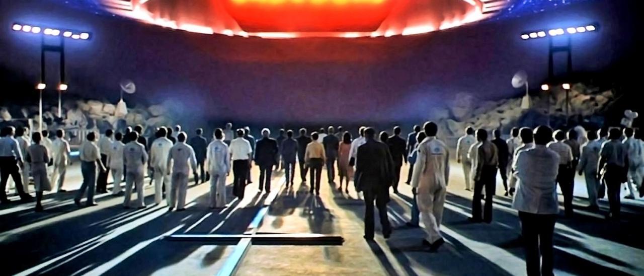 Fotograma de Encontros na terceira fase (Steven Spielberg, 1977).