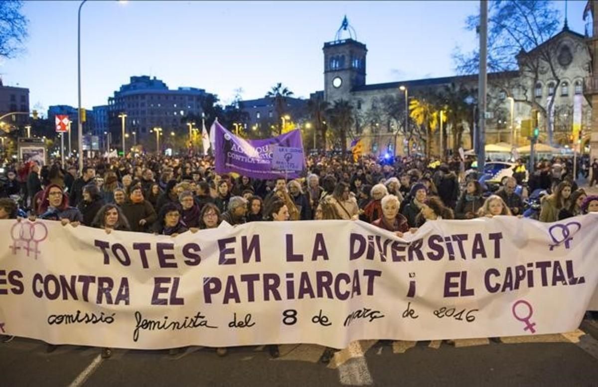 cmarquez33100520 barcelona  08 03 2016 a pla a universitat  manifes160308194021