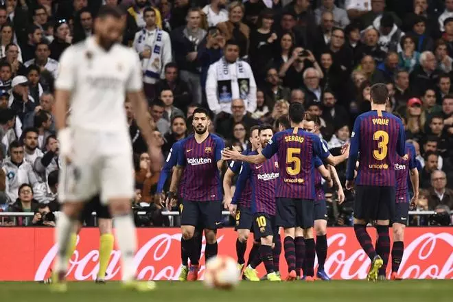 Real Madrid 0 - FC Barcelona 1, La Liga J.26