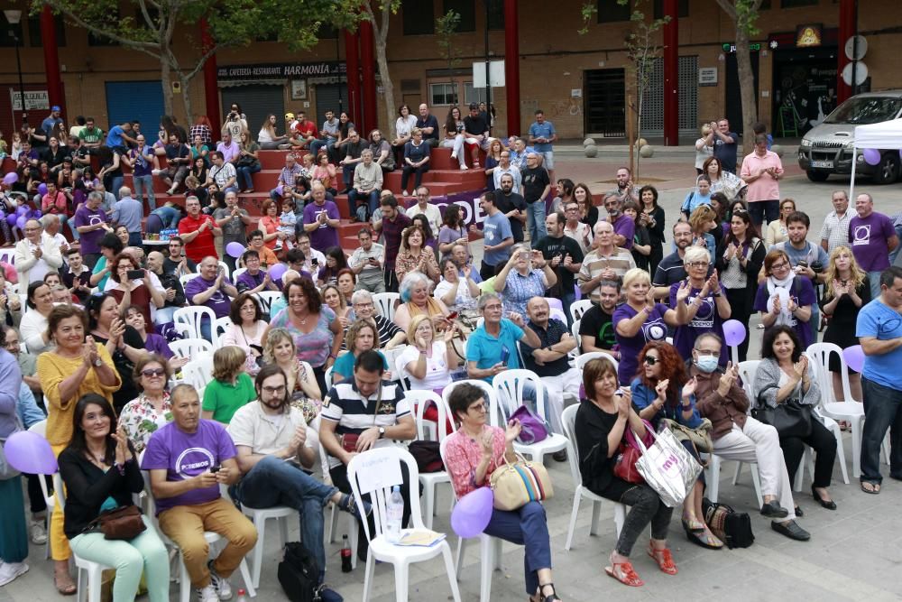 Mitin de Monedero en Torrent