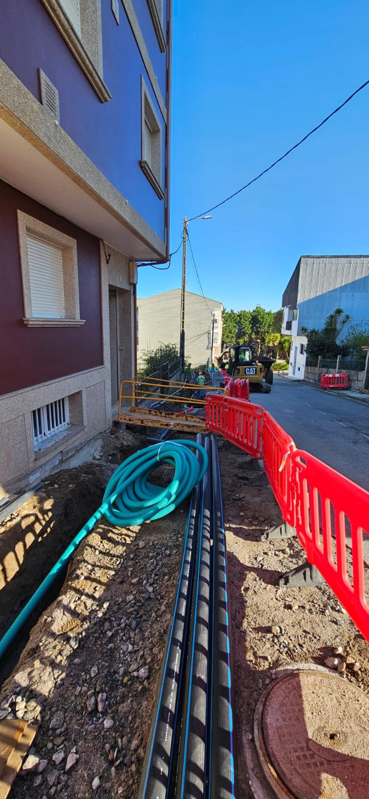 Las obras en la calle Extremadura.