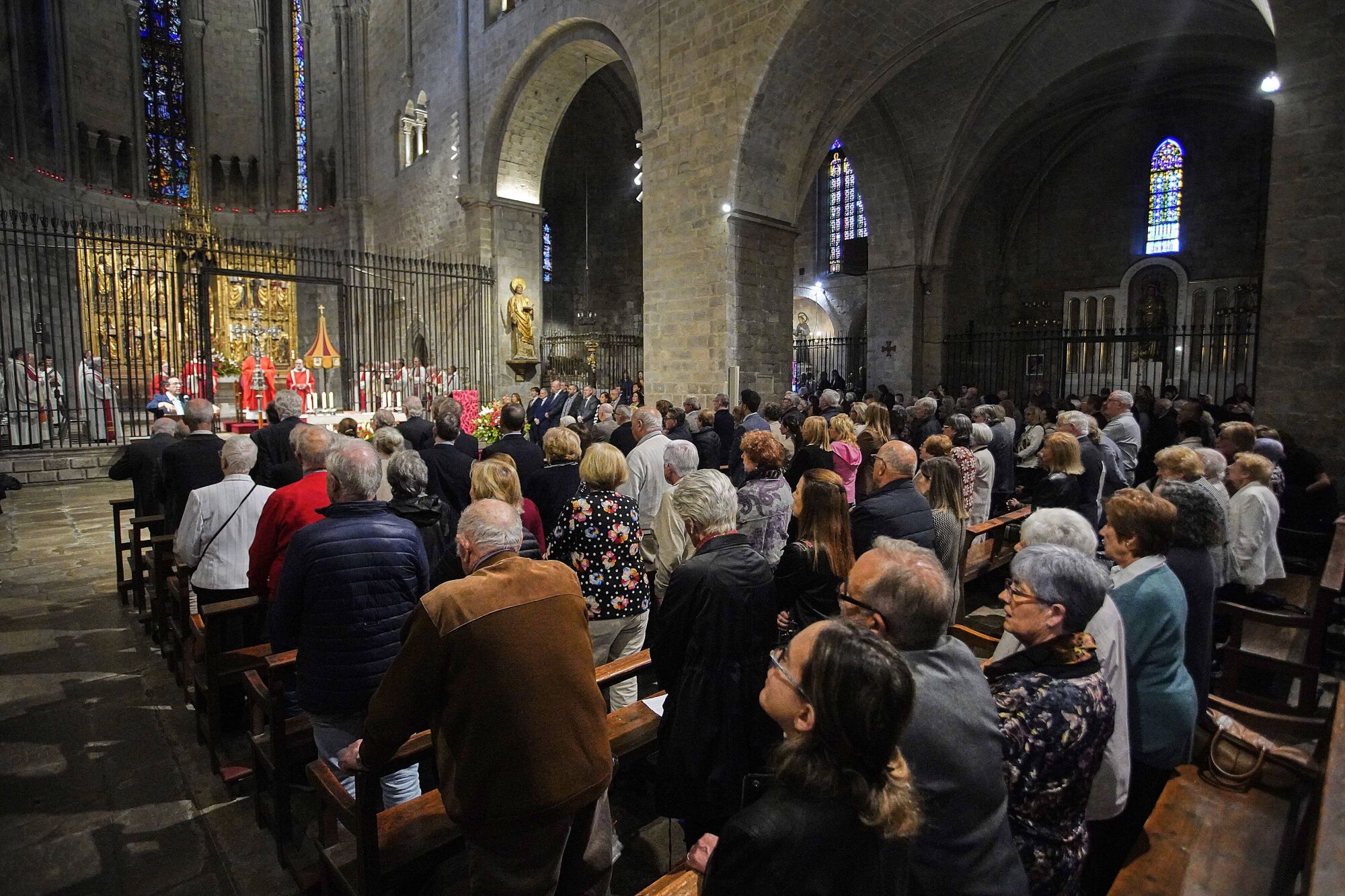 Girona Basílica de Sant Feliu missa de Sant Narcís El Bisbe de Girona evoca Sant Narcís per combatre "la guerra, la fam i la manca d'una vida digna"