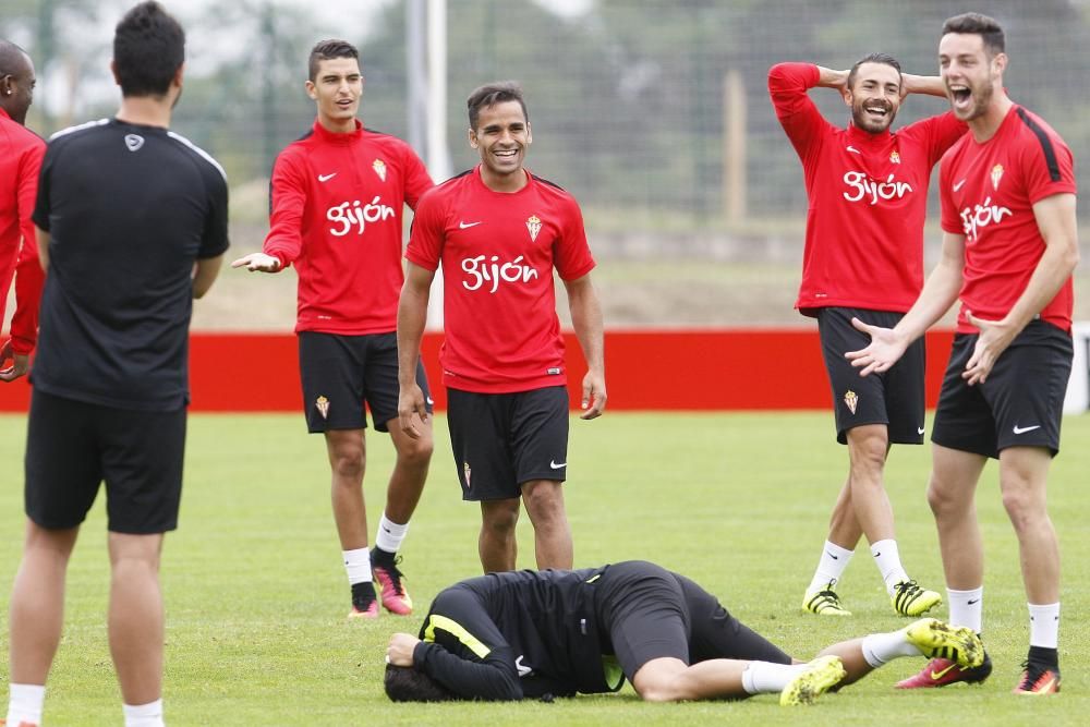 Entrenamiento del Sporting