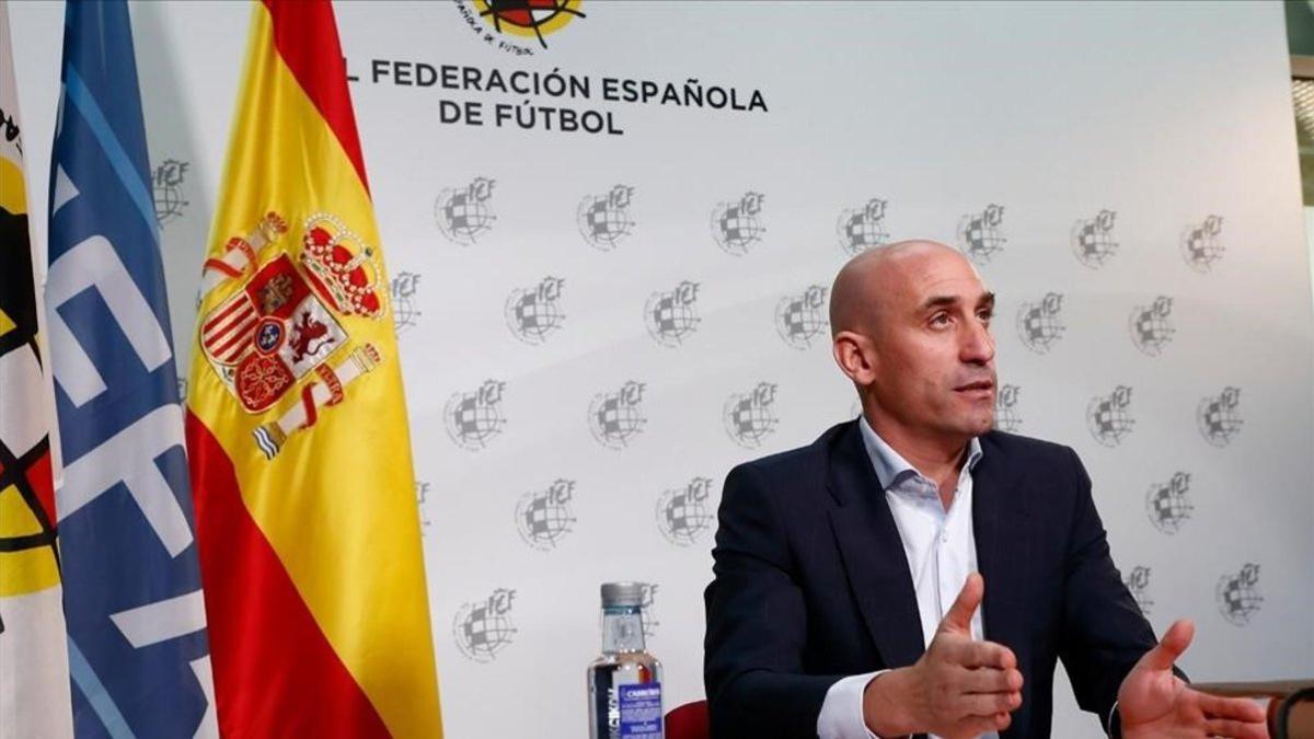 Imagen del presidente de la RFEF, Luis Rubiales