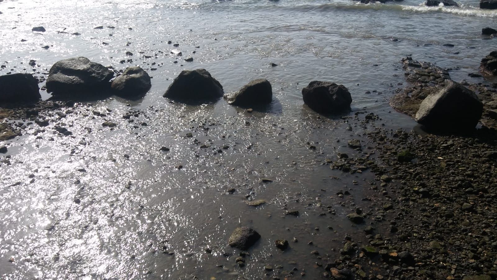 Vertido de aguas residuales en Argana Alta, Arrecife (Lanzraote)