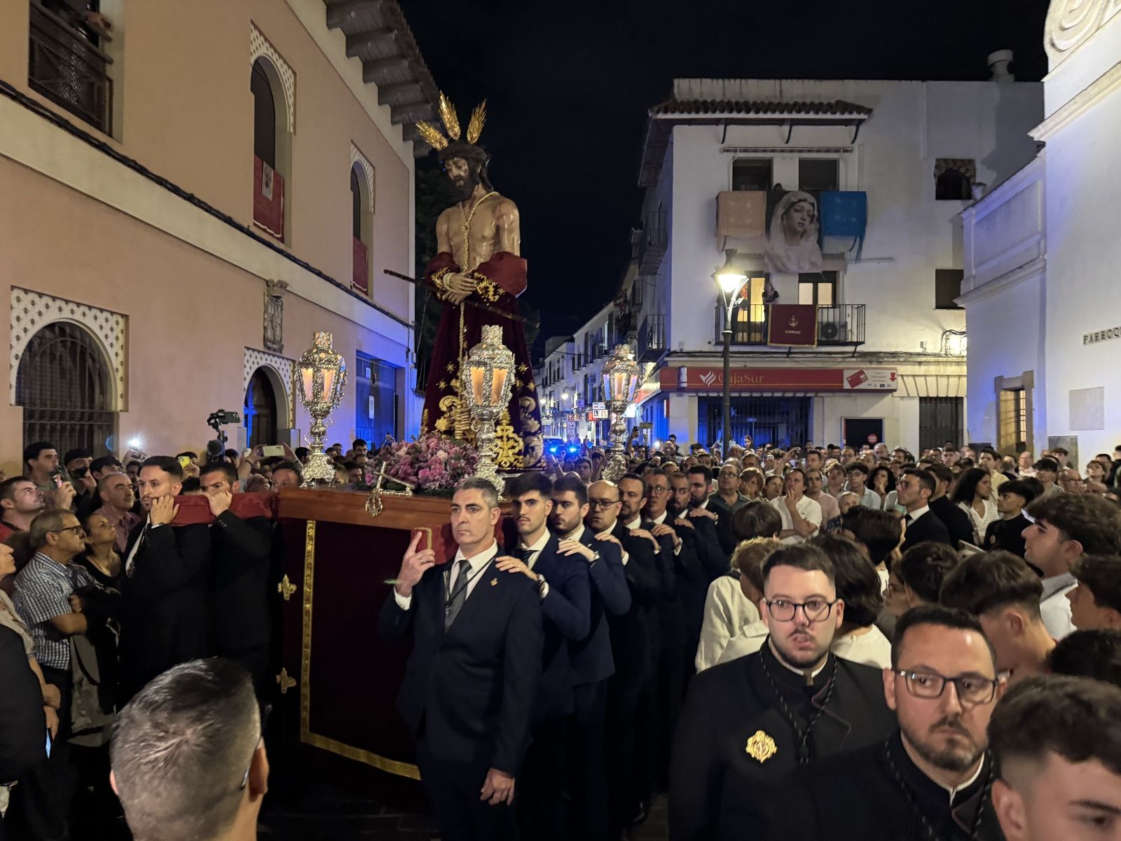 El traslado de Nuestro Padre Jesús de los Afligidos, en imágenes