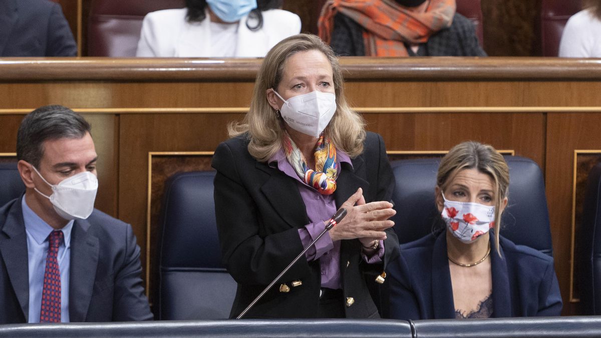 La ministra de Economía, Nadia Calviño.