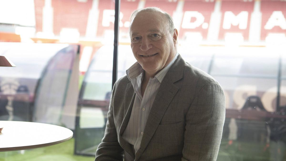 Andy Kohlberg, presidente y máximo accionista del Mallorca, posa para este diario en Son Moix.