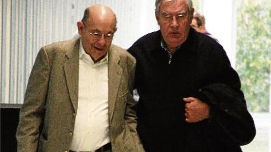 Els exresponsables del Palau, Fèlix Millet i Jordi Montull, en una imatge d&#039;arxiu del 2012.