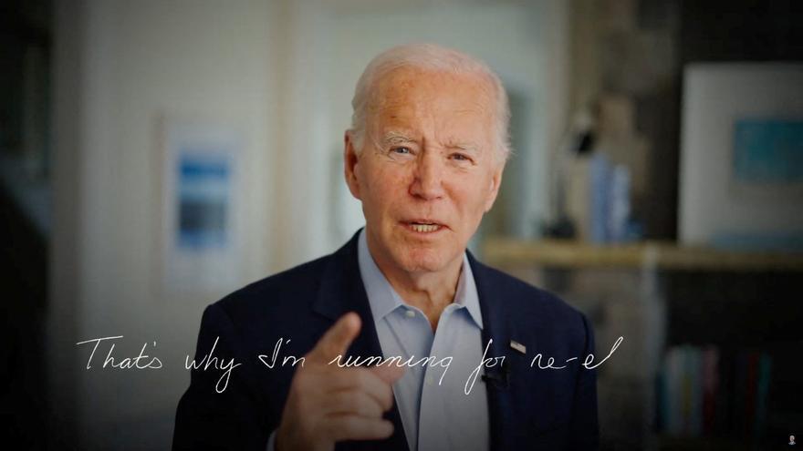 Joe Biden anuncia oficialmente que se presentará a la reelección