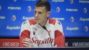 Thiago Motta, técnico del Bolonia.