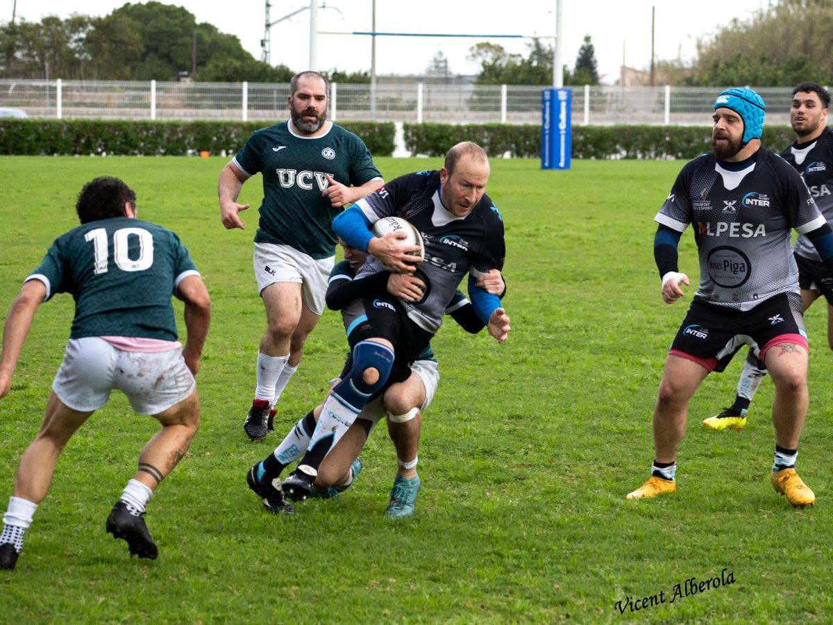 Una imagen del partido jugado en Cullera