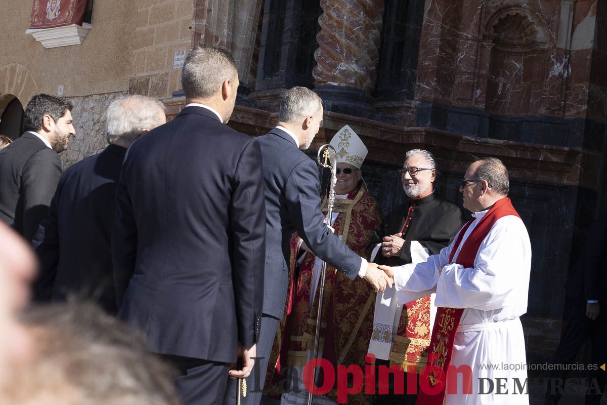 Visita de los reyes de España a Caravaca (explanada de la Basílica)