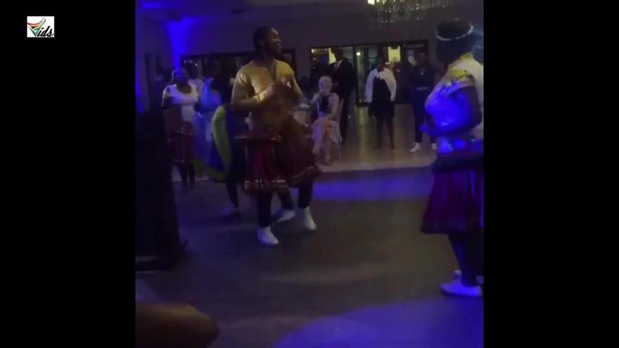 Así celebró la atleta Caster Semenya su boda con su novia