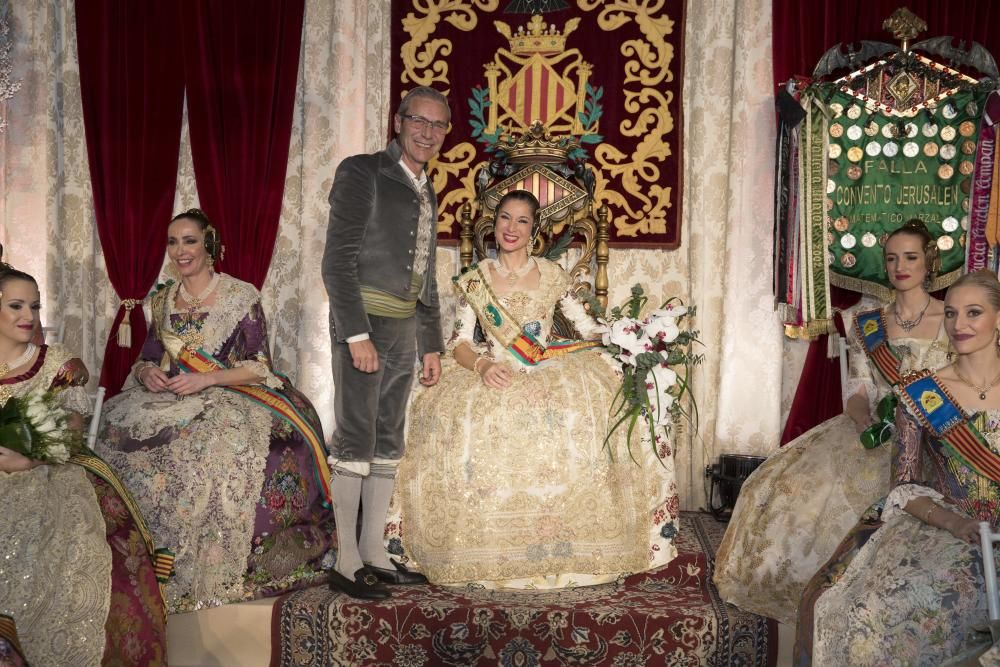 Presentación de las falleras mayores de Convento Jerusalén