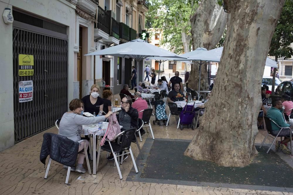 Abren las terrazas de Xàtiva i Ontinyent