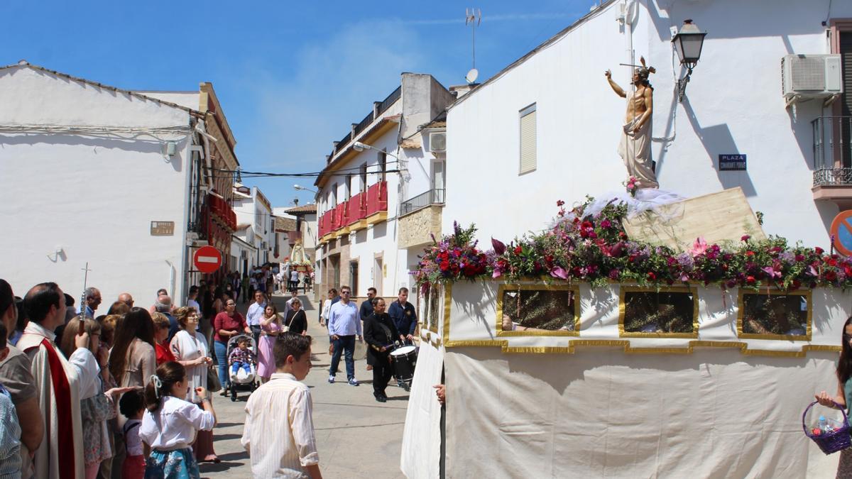 Imagen del Resucitado, en Pedro Abad.