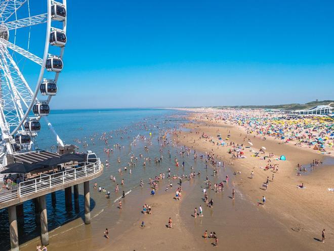 Playa de Schevening en Países Bajos