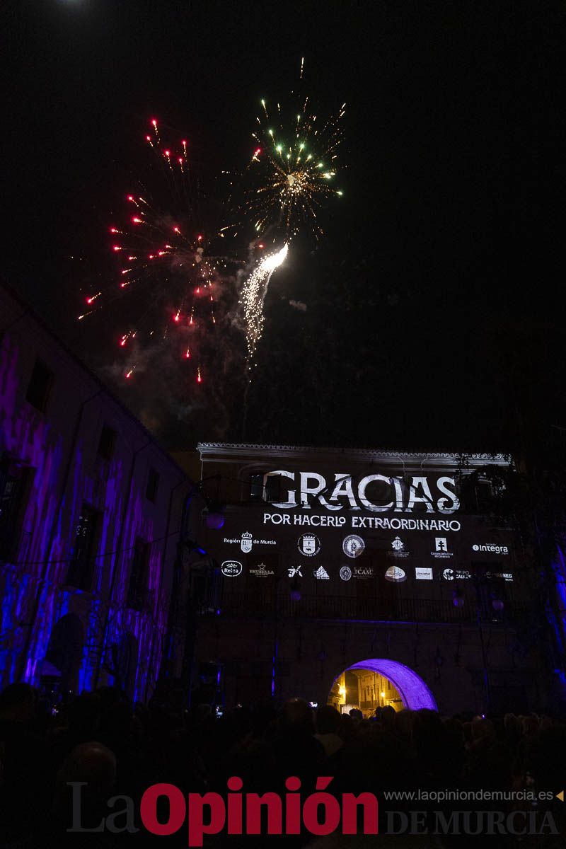 Así se vivió la clausura cultural del Año Jubilar en Caravaca