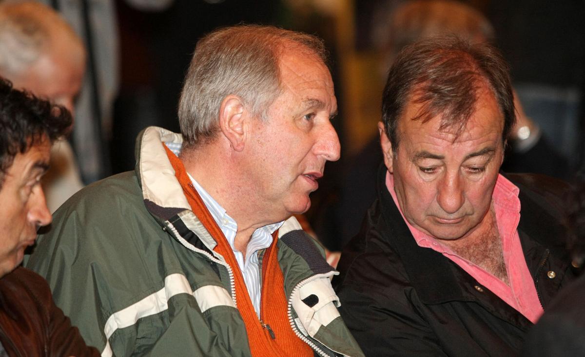 Quique Costas y Carles Rexach, en la presentación de un libro en 2009.