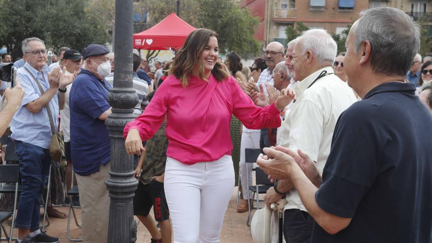 Sandra Gómez presenta su candidatura a la alcaldía de València por el PSPV