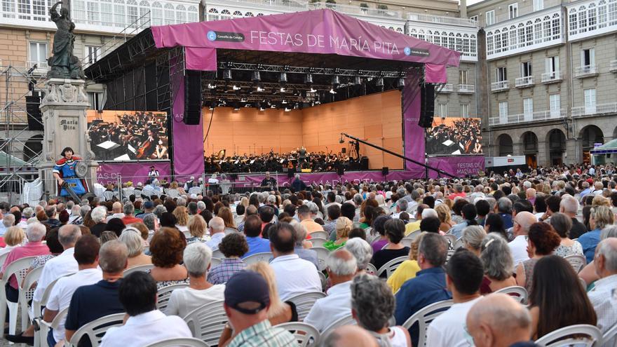 Concierto de Orquesta Gaos en la Semana Clásica de las Fiestas de María Pita