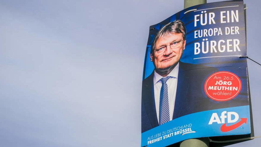 Cartel electoral de AfD.