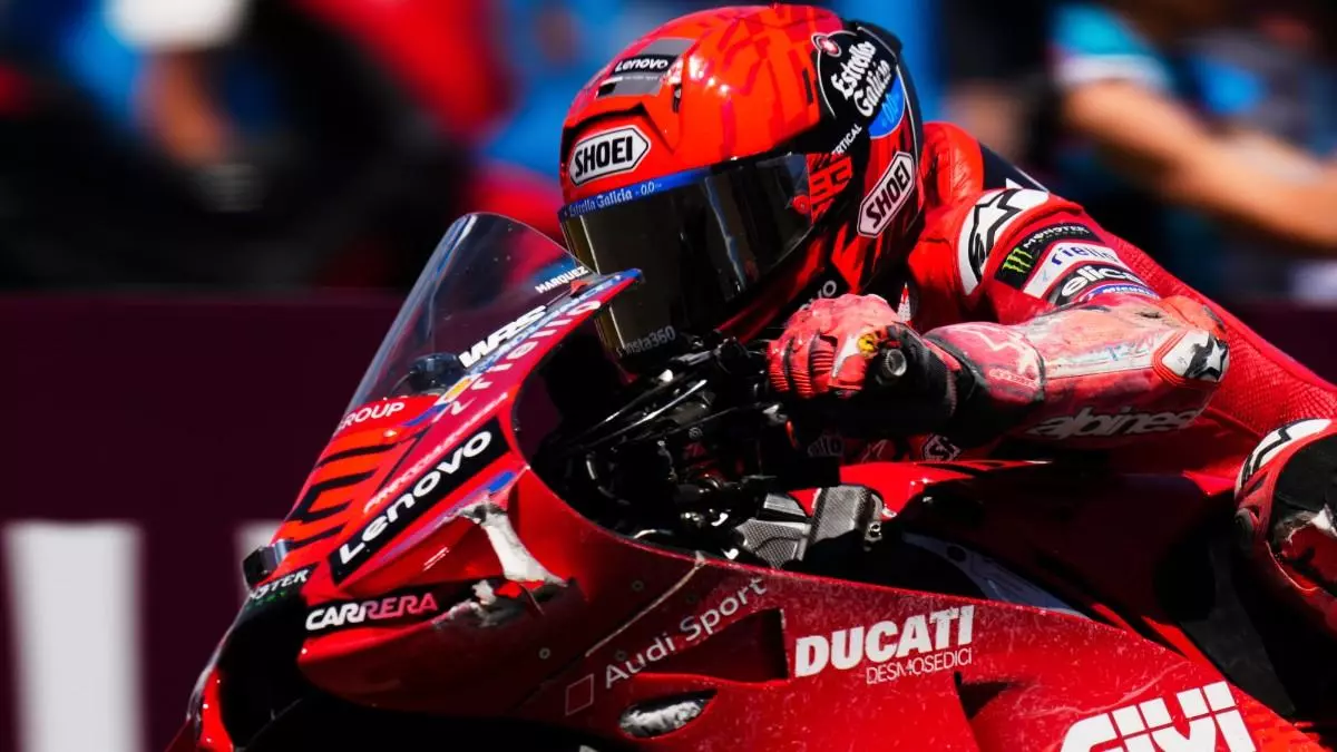 As赤 fue la ca赤da que priv車 a Marc M芍rquez de la victoria en el GP de Espa?a
