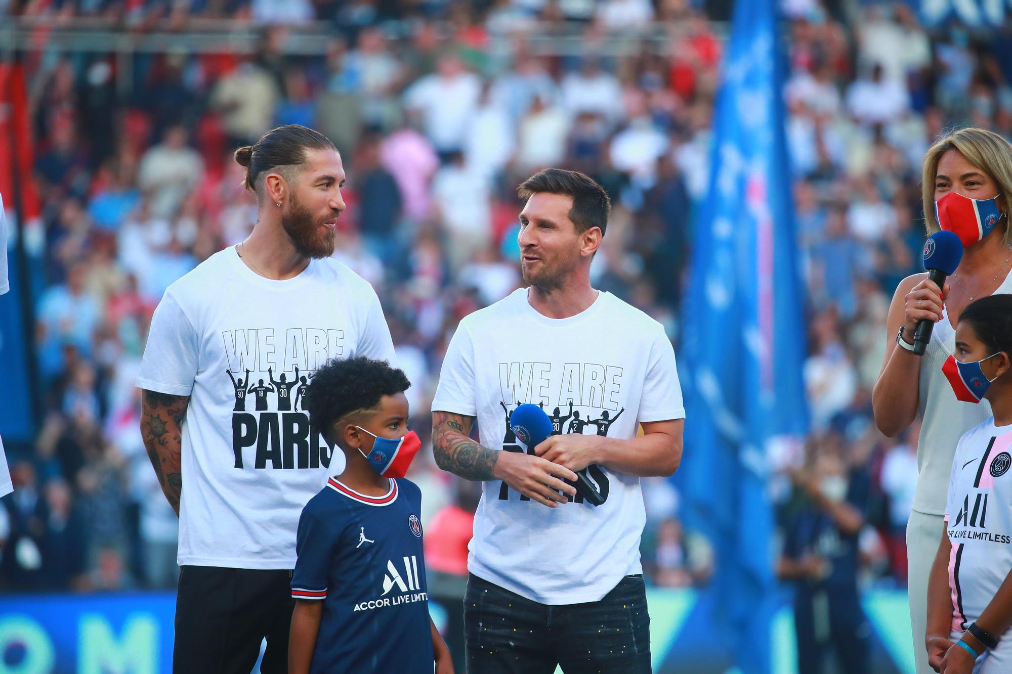 La presentación de los nuevos fichajes del PSG