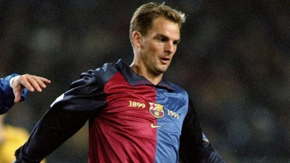 Ronald de Boer, en su etapa como jugador del Barça. 