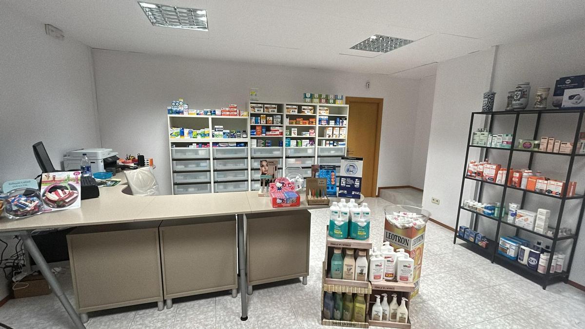 Espai interior de la nova farmaciola